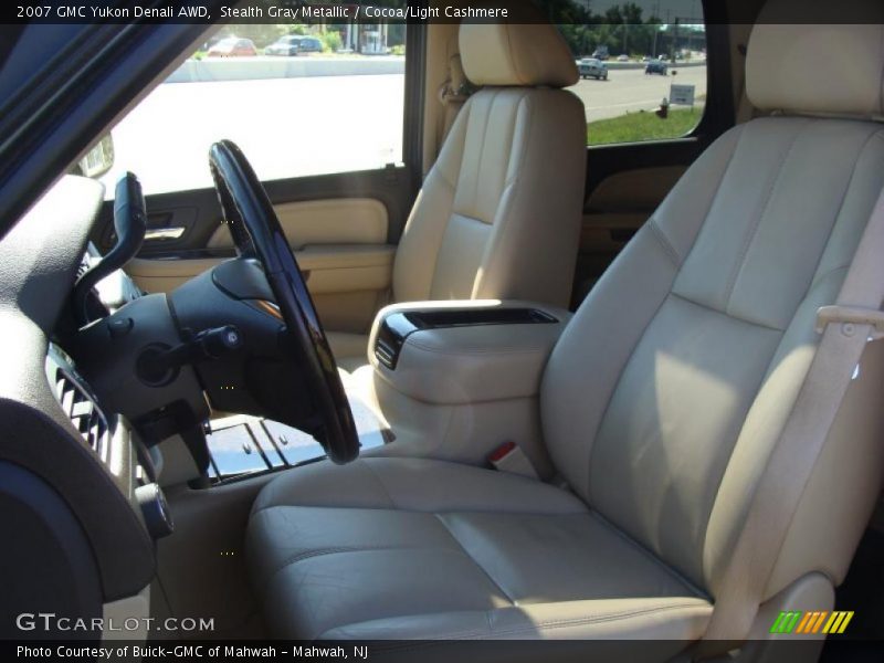Stealth Gray Metallic / Cocoa/Light Cashmere 2007 GMC Yukon Denali AWD