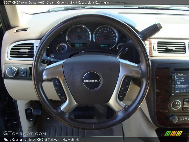 Stealth Gray Metallic / Cocoa/Light Cashmere 2007 GMC Yukon Denali AWD
