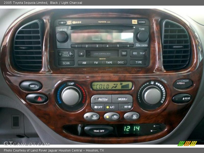 Black / Light Charcoal 2005 Toyota Sequoia Limited