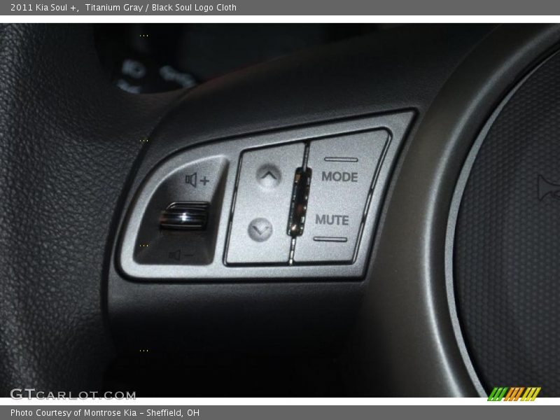 Titanium Gray / Black Soul Logo Cloth 2011 Kia Soul +