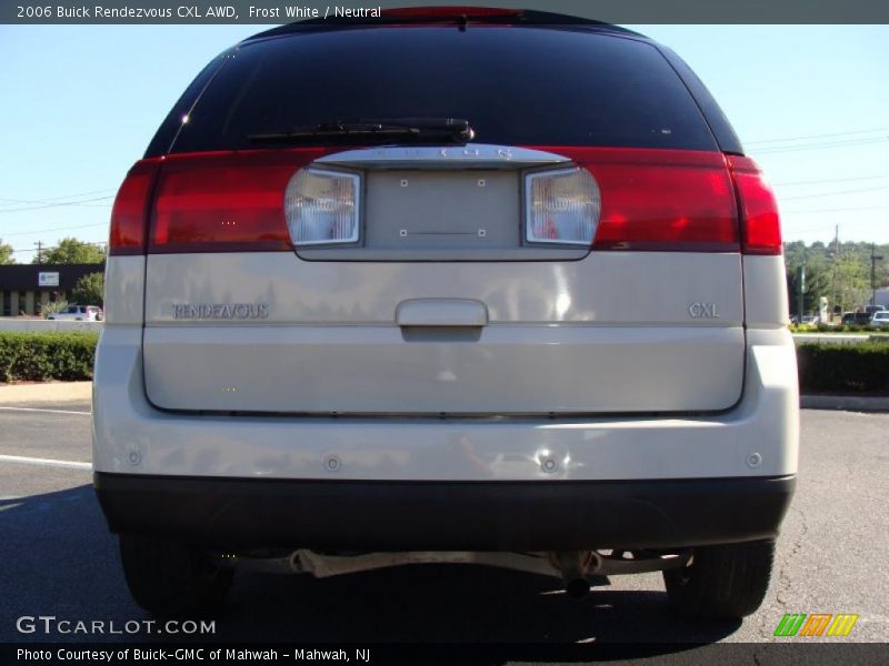 Frost White / Neutral 2006 Buick Rendezvous CXL AWD