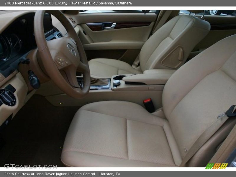 Pewter Metallic / Savanna/Cashmere 2008 Mercedes-Benz C 300 Luxury