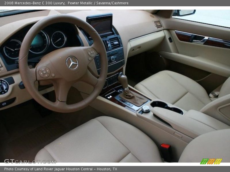 Pewter Metallic / Savanna/Cashmere 2008 Mercedes-Benz C 300 Luxury