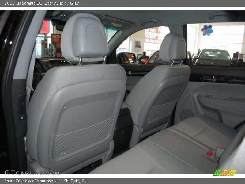 Ebony Black / Gray 2011 Kia Sorento LX