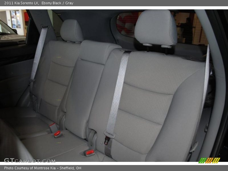 Ebony Black / Gray 2011 Kia Sorento LX