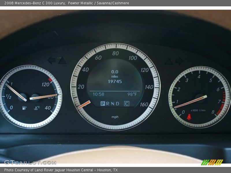 Pewter Metallic / Savanna/Cashmere 2008 Mercedes-Benz C 300 Luxury