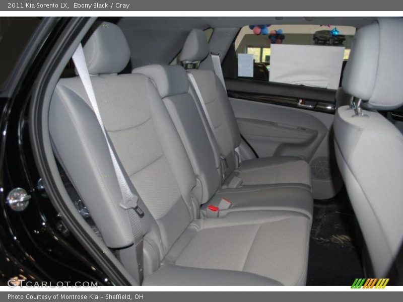Ebony Black / Gray 2011 Kia Sorento LX