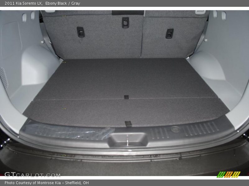 Ebony Black / Gray 2011 Kia Sorento LX