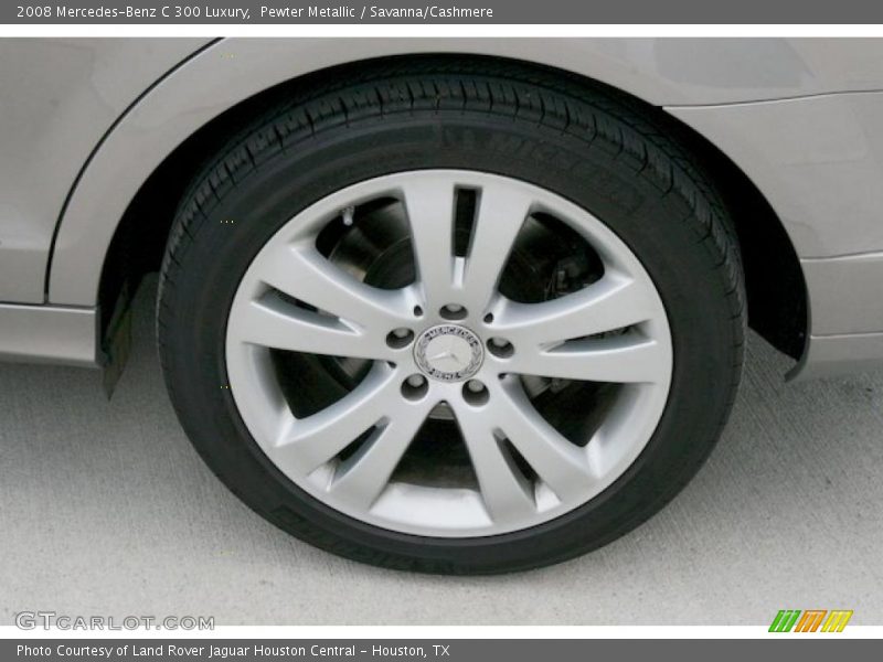 Pewter Metallic / Savanna/Cashmere 2008 Mercedes-Benz C 300 Luxury