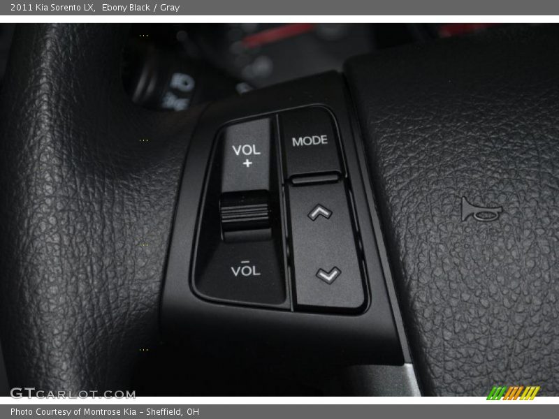 Ebony Black / Gray 2011 Kia Sorento LX