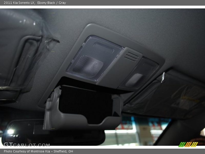 Ebony Black / Gray 2011 Kia Sorento LX
