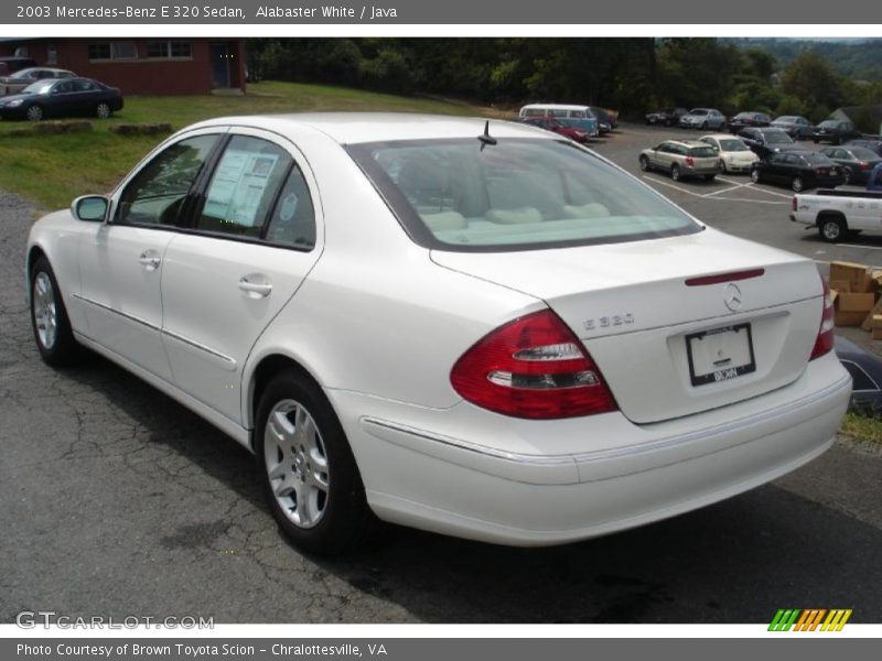 Alabaster White / Java 2003 Mercedes-Benz E 320 Sedan