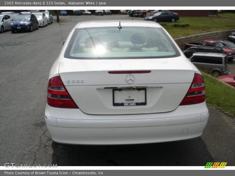 Alabaster White / Java 2003 Mercedes-Benz E 320 Sedan