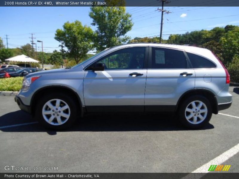 Whistler Silver Metallic / Black 2008 Honda CR-V EX 4WD