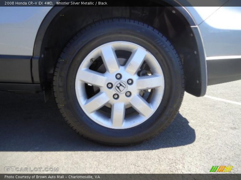 Whistler Silver Metallic / Black 2008 Honda CR-V EX 4WD