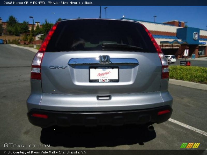 Whistler Silver Metallic / Black 2008 Honda CR-V EX 4WD