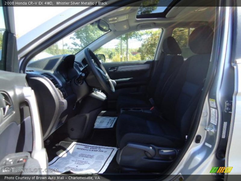 Whistler Silver Metallic / Black 2008 Honda CR-V EX 4WD