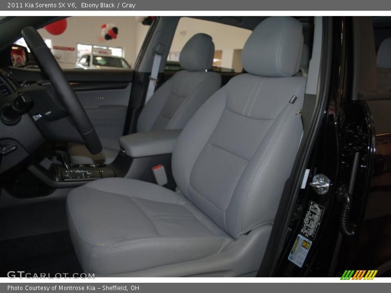Ebony Black / Gray 2011 Kia Sorento SX V6