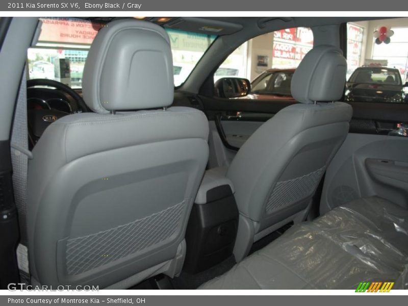 Ebony Black / Gray 2011 Kia Sorento SX V6