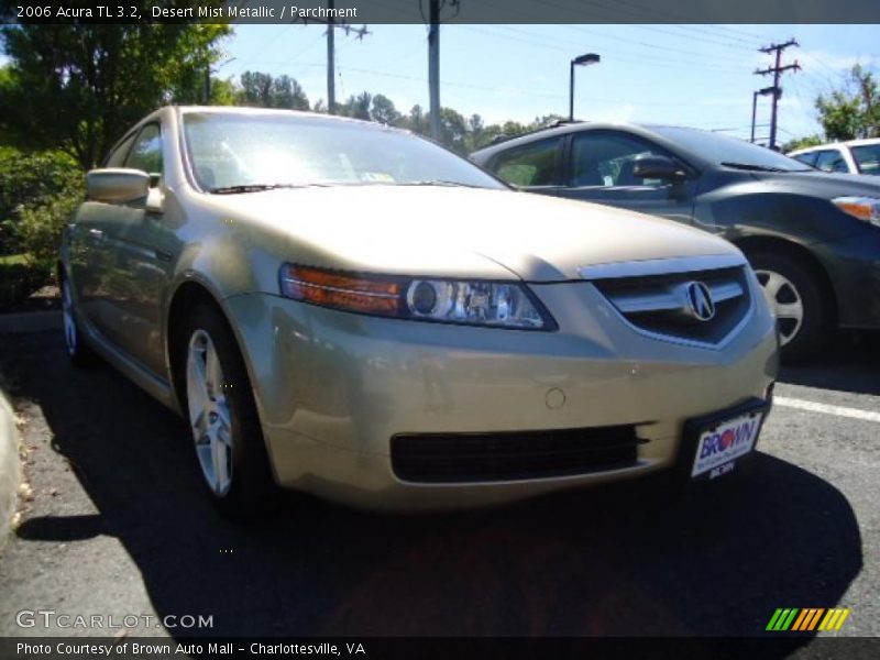 Desert Mist Metallic / Parchment 2006 Acura TL 3.2