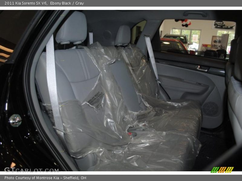 Ebony Black / Gray 2011 Kia Sorento SX V6