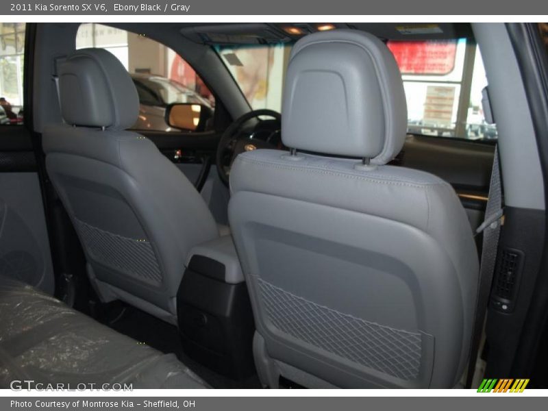 Ebony Black / Gray 2011 Kia Sorento SX V6