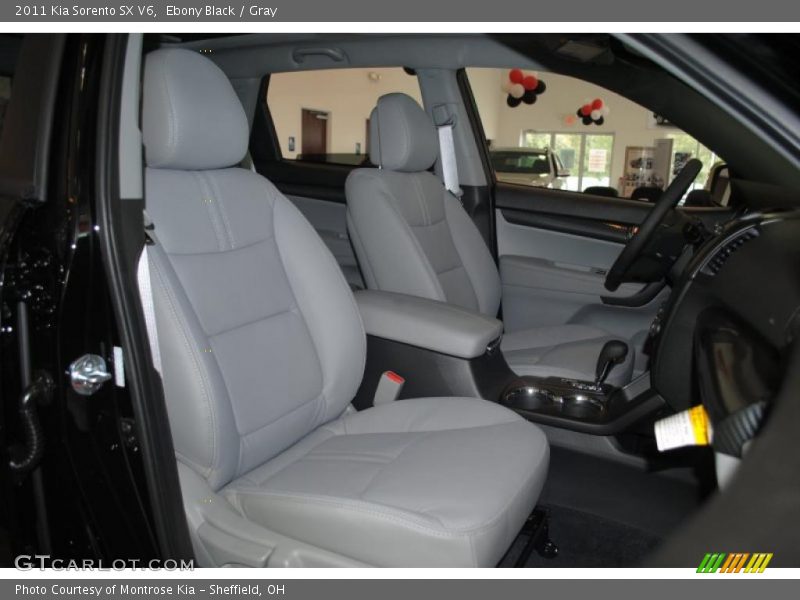 Ebony Black / Gray 2011 Kia Sorento SX V6
