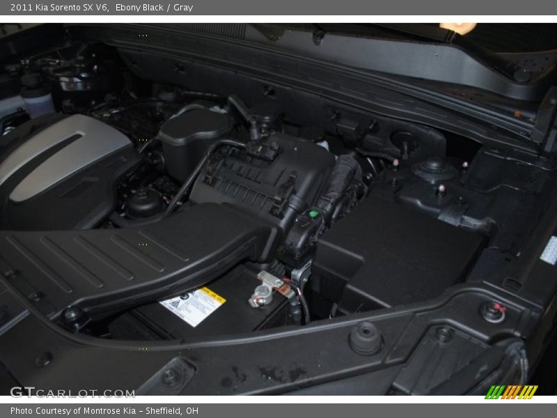 Ebony Black / Gray 2011 Kia Sorento SX V6