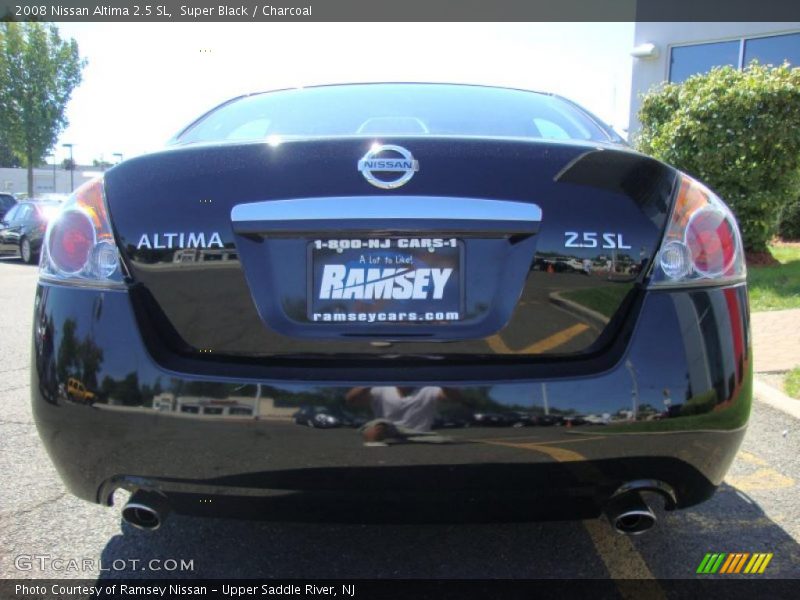 Super Black / Charcoal 2008 Nissan Altima 2.5 SL