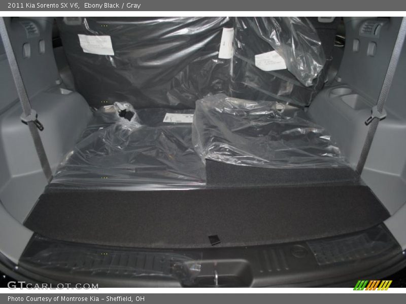 Ebony Black / Gray 2011 Kia Sorento SX V6