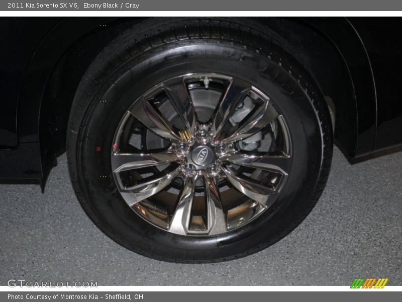 Ebony Black / Gray 2011 Kia Sorento SX V6