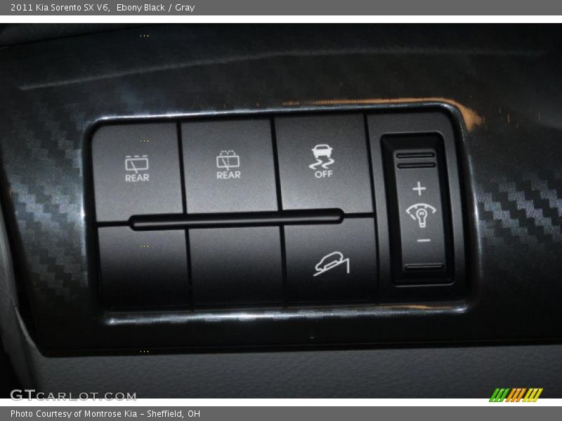 Ebony Black / Gray 2011 Kia Sorento SX V6