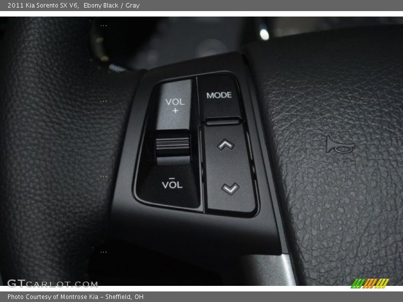 Ebony Black / Gray 2011 Kia Sorento SX V6