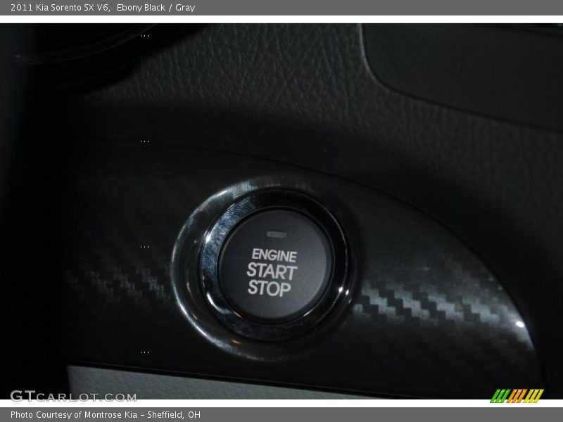 Ebony Black / Gray 2011 Kia Sorento SX V6