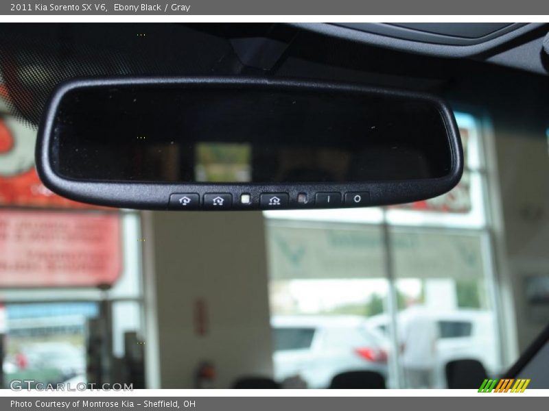 Ebony Black / Gray 2011 Kia Sorento SX V6