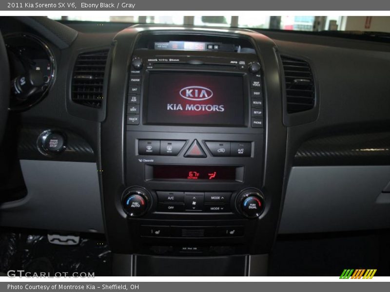Ebony Black / Gray 2011 Kia Sorento SX V6