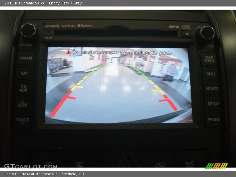 Ebony Black / Gray 2011 Kia Sorento SX V6