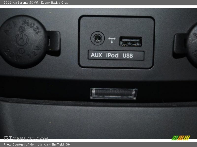 Ebony Black / Gray 2011 Kia Sorento SX V6