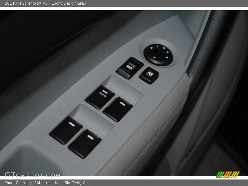 Ebony Black / Gray 2011 Kia Sorento SX V6