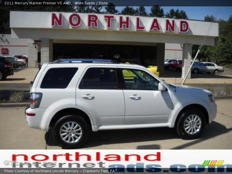 White Suede / Stone 2011 Mercury Mariner Premier V6 AWD