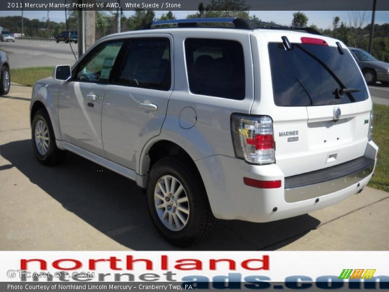 White Suede / Stone 2011 Mercury Mariner Premier V6 AWD