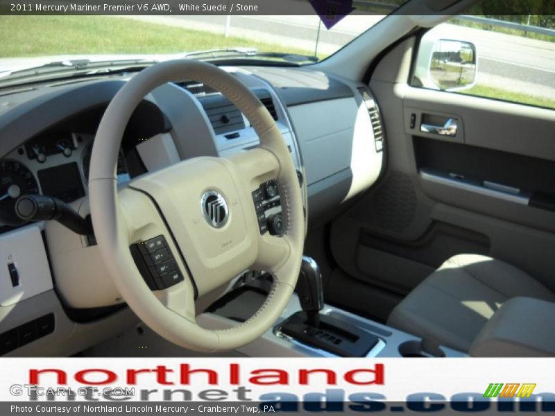 White Suede / Stone 2011 Mercury Mariner Premier V6 AWD