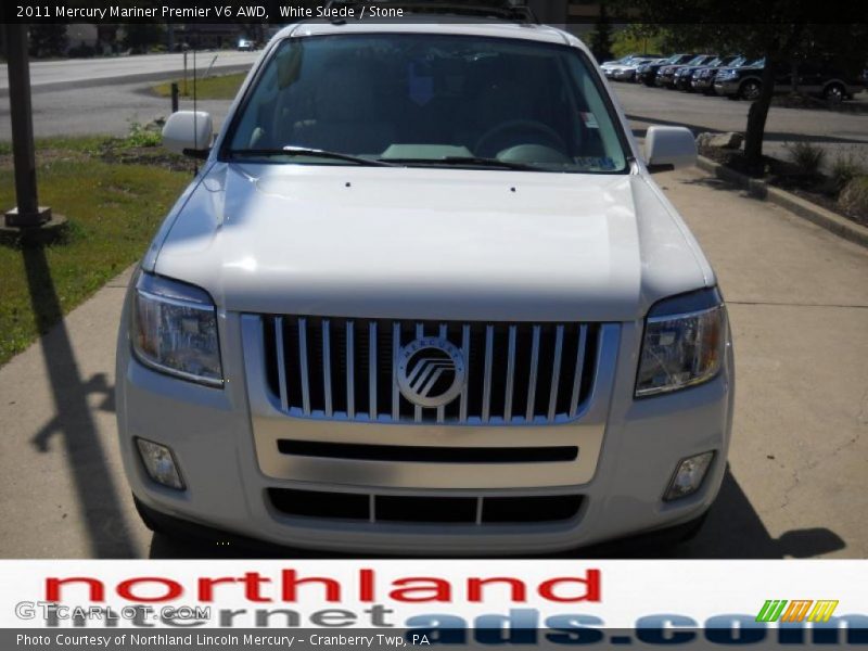 White Suede / Stone 2011 Mercury Mariner Premier V6 AWD