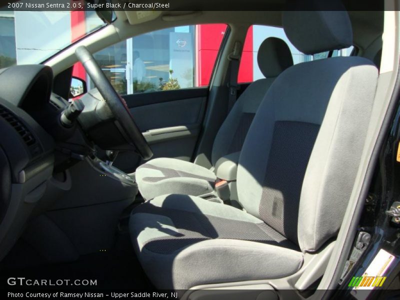 Super Black / Charcoal/Steel 2007 Nissan Sentra 2.0 S