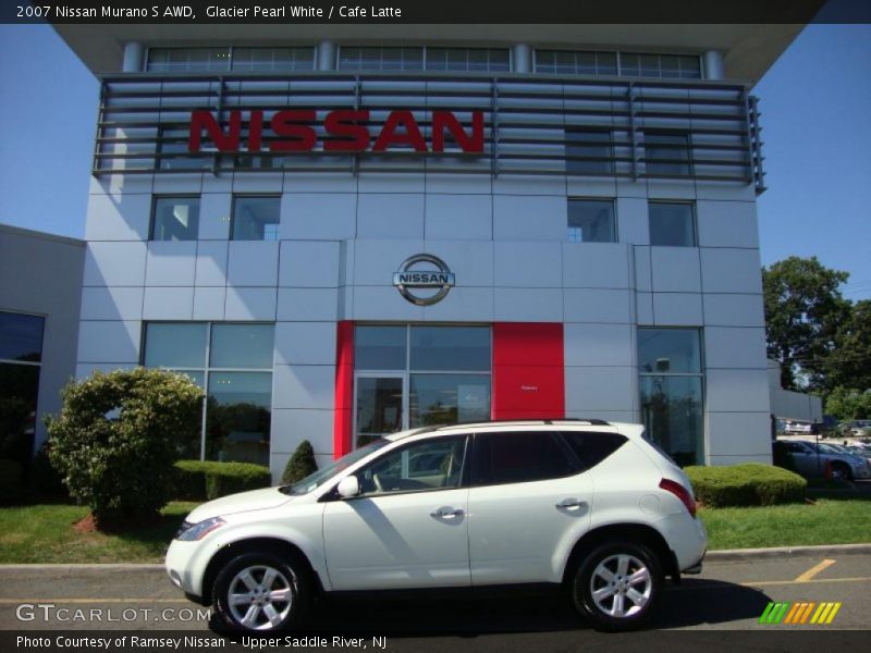 Glacier Pearl White / Cafe Latte 2007 Nissan Murano S AWD