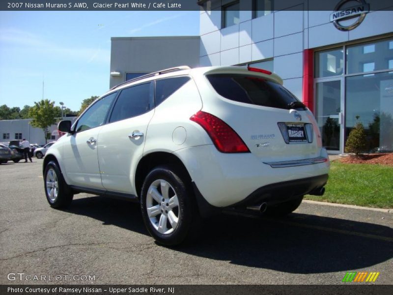 Glacier Pearl White / Cafe Latte 2007 Nissan Murano S AWD