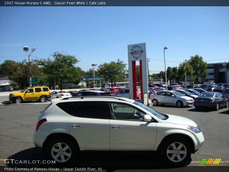 Glacier Pearl White / Cafe Latte 2007 Nissan Murano S AWD
