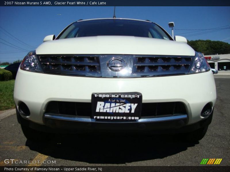 Glacier Pearl White / Cafe Latte 2007 Nissan Murano S AWD