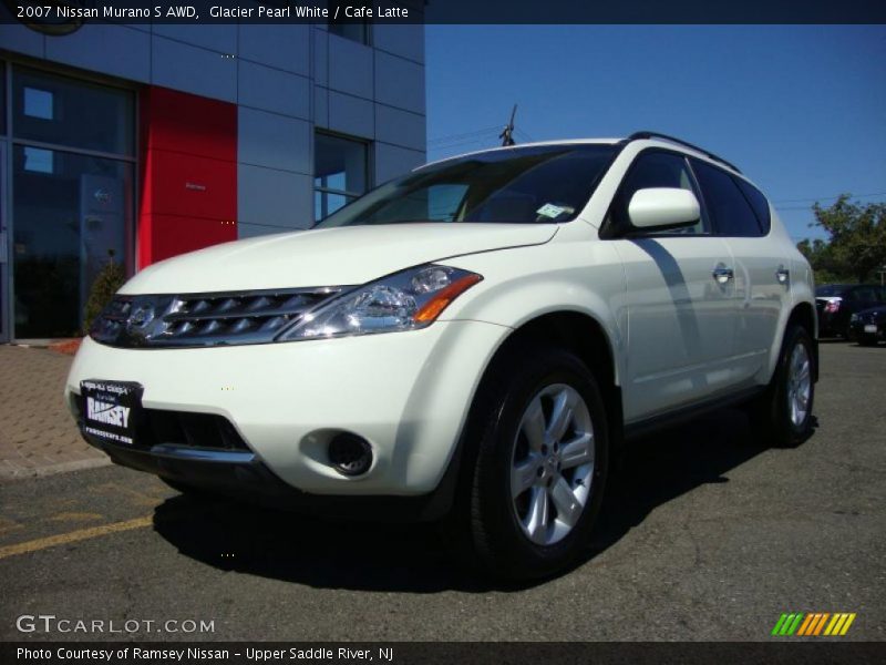 Glacier Pearl White / Cafe Latte 2007 Nissan Murano S AWD