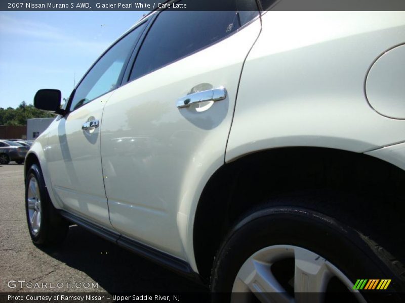 Glacier Pearl White / Cafe Latte 2007 Nissan Murano S AWD